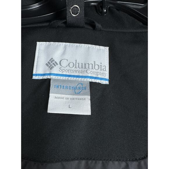Columbia Jacket Mens L Omni-Tech Waterproof Hooded Rain Coat Interchange Shell - Picture 7 of 12